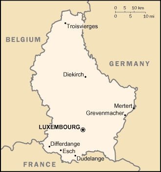 LUXEMBURGO Año de entrada en la UE: 1952 Capital: Luxemburgo