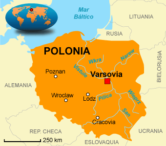 POLONIA Año de entrada en la UE: 2004 Capital: Varsovia Superficie