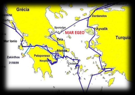 ANTECEDENTES El mar Egeo es la parte del mar Mediterráneo comprendida entre Grecia y