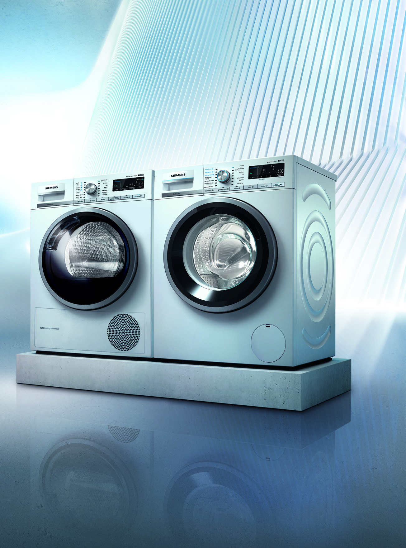 Lavado y secado Cómo elegir una lavadora y una secadora Siemens.