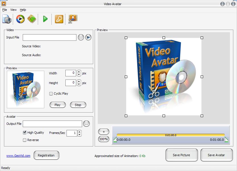 2 Guía Video Avatar Con este programa se puede generar imágenes GIF que son útiles para celulares o foros, o avatares.
