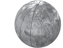 AMPLIACIÓN La Tierra. Representación y orientación A través de las coordenadas geográficas podemos situar cualquier punto sobre la superficie terrestre.