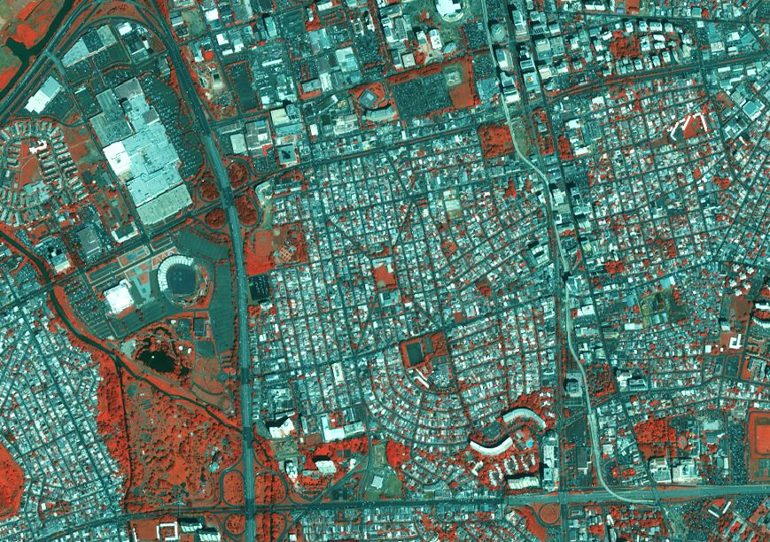 Proyectos: Licenciamiento Imagen Satelital IKONOS: Imagen a color natural RGB