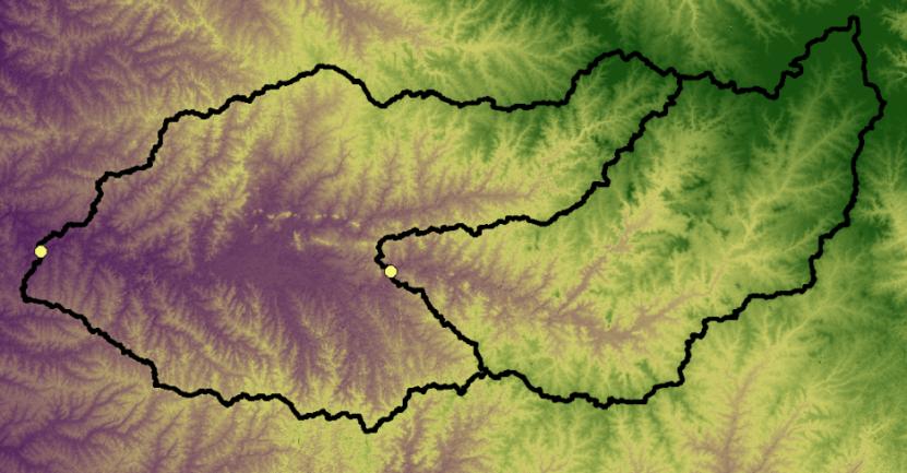 Resultados Preliminares cuenca piloto: Rio Queguay (existen mediciones dentro de la cuenca)