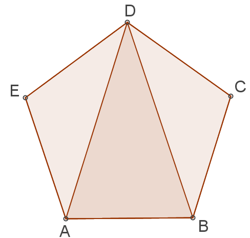 TORNEOS GEOMÉTRICOS 2016 Primera Ronda Segundo Nivel - 6º Año de Escolaridad 1. Un pentágono regular se descompone en tres triángulos como muestra la figura, Halla los ángulos de estos triángulos.
