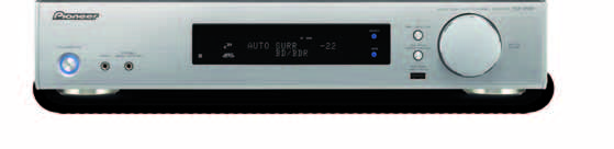 VSX-S500-K/S Receptor AV de 6 canales preparado para Bluetooth (AS-BT200 opcional), preparado para LAN inalámbrica (AS-WL300 opcional), con funciones de red, radio por Internet (SHOUTcast),