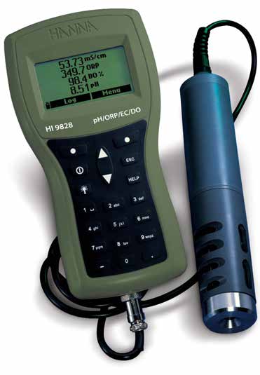 HI 9828 Medidor Multiparamétrico para Calidad del Agua.