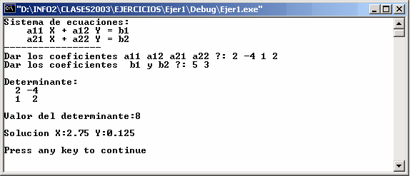 Prctic Nº4 Progrmció e C++ Pág. 3 4- Relizr l multiplicció, como e el ejemplo terior, e sedos bucles for iddos (e este cso hce flt 3 bucles for). Ir lmcedo el resultdo e l mtriz C.