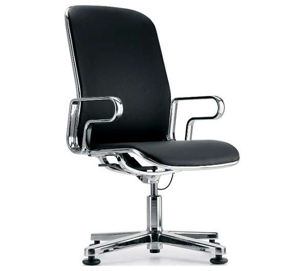 Silla CLOUD MEETING Diseño: ICF ICF Colección de sillas con estructura de aluminio inyectado a presión, pulido, cromado o pintado.