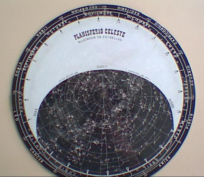 Elementos Un Planisferio Celeste está formado por dos elementos circulares concéntricos (normalmente de unos 15 ó 20 centímetros de radio).
