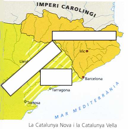 Objectiu: Reconèixer mapes sobre la història medieval de Catalunya L EDAT MITJANA A
