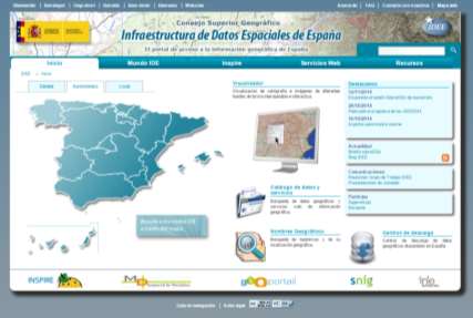 Infraestructura de Información Geográfica de España Ley 14/2010, de 5 Julio, sobre las infraestructuras y los servicios de información geográfica en España (LISIGE) Transposición de la Directiva