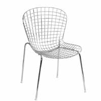 Ref. 3340 Silla LAKIN color blanco LAKIN chair white 0,54 0,55 0,76 Ref.