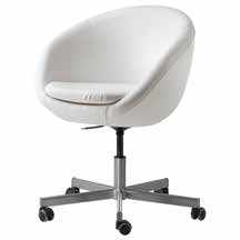 Ref. 3343 Silla giratoria KUBICA color blanco KUBICA swivel chair white 0.56 0,84 0,92 Ref. 3339 Ref.