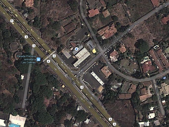 Figura 1: Google Map carretera Managua a Masaya.