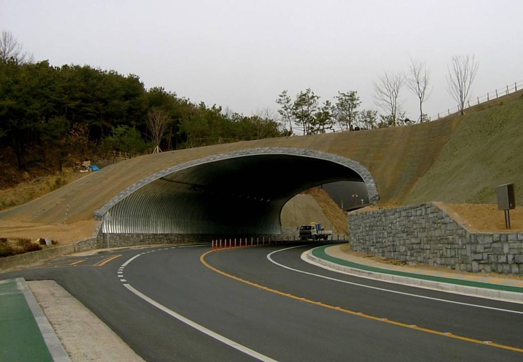 La altura (Flecha) del túnel debe asegurar 4.5 m libres, para el paso de los vehículos de mayor envergadura, y un ancho (Luz) de 8.8 m mínimo incluyendo 2 carriles de 3.6 m una mediana de 0.