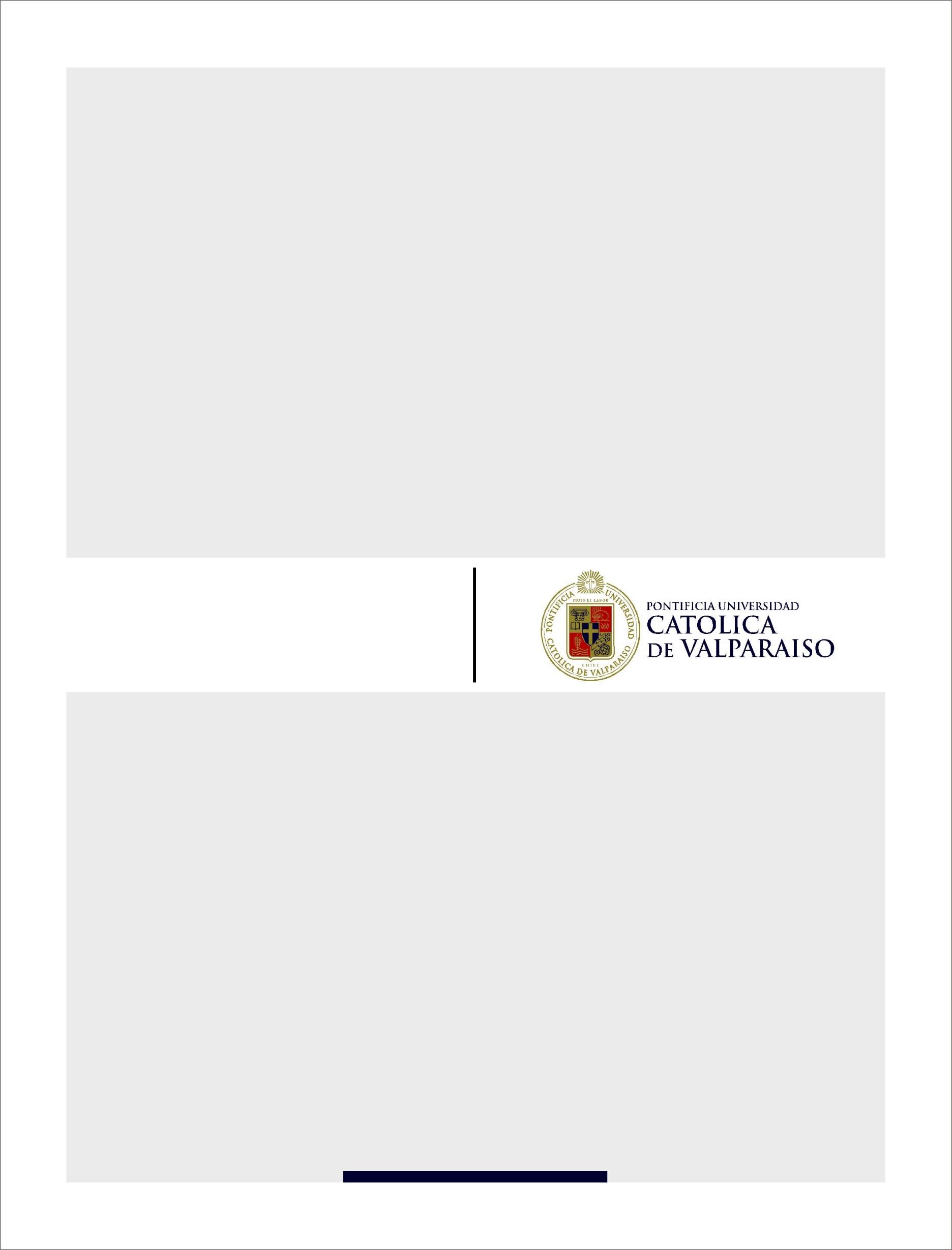 Pontificia Universidad Católica de Valparaíso Unidad de Mejoramiento de la Docencia Universitaria