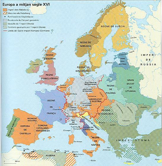 CATALUNYA AL SEGLE XVI forma part del conjunt de països europeus on el gòtic persisteix, com en el cas de Gran Bretanya, Països Baixos,