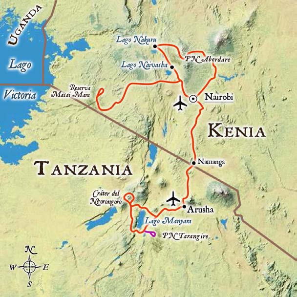 CONSULTA OTROS PROGRAMAS DE MENOR Y MAYOR DURACION POR KENYA, TANZANIA O COMBINADOS
