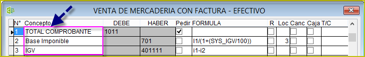 Descripción de Campos Formulario Captura de Datos Cabecera Este campo muestra la cuenta contable y la