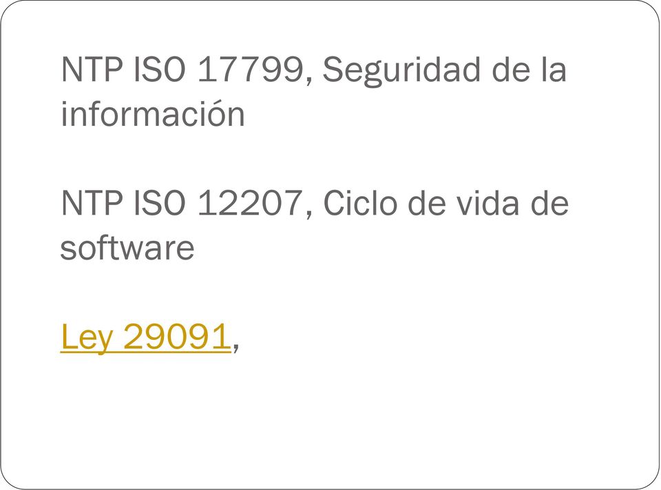 información NTP ISO