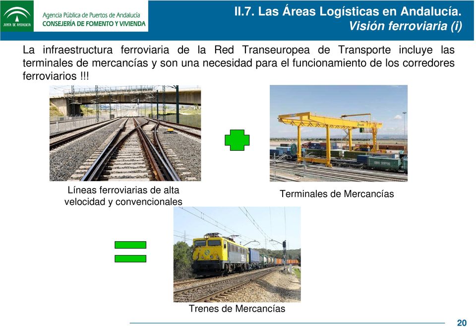 Transporte incluye las terminales de mercancías y son una necesidad para el