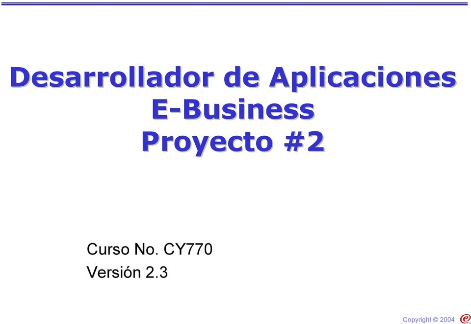 E-Business Proyecto