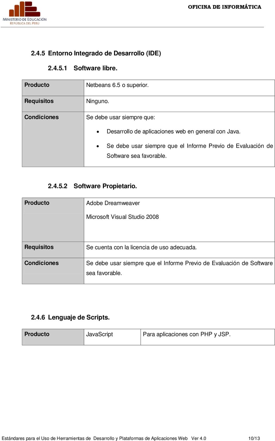 Adobe Dreamweaver Microsoft Visual Studio 2008 Se cuenta con la licencia de uso adecuada.