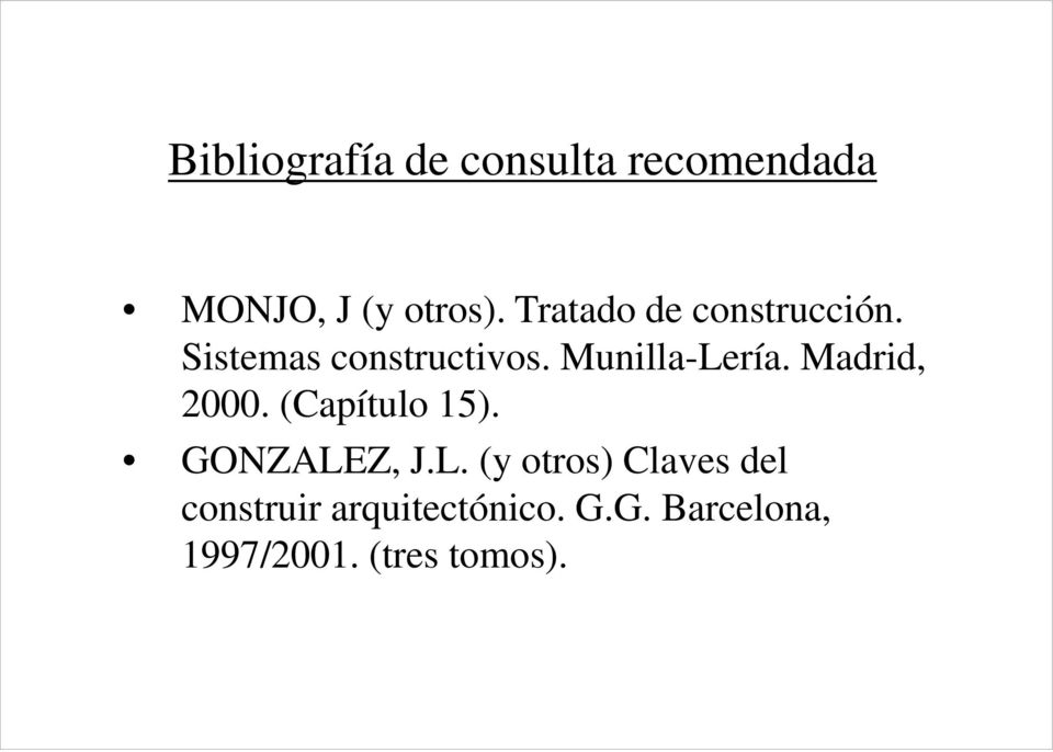 Madrid, 2000. (Capítulo 15). GONZALE