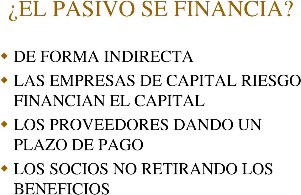 RIESGO FINANCIAN EL CAPITAL LOS