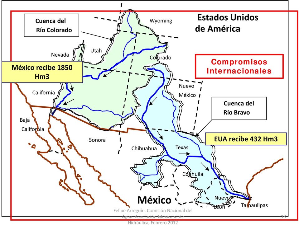 Compromisos Internacionales Cuenca del Río Bravo California Sonora