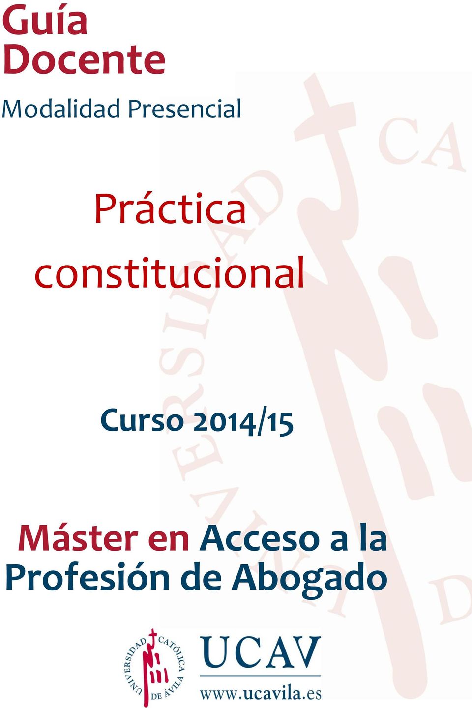 constitucional Curso 2014/15