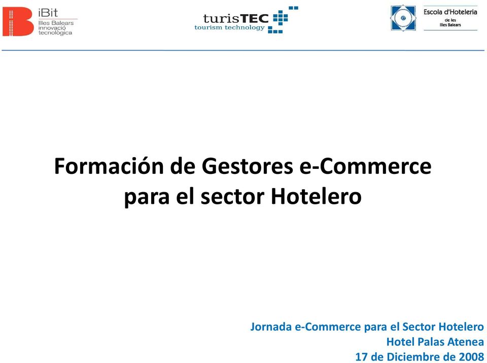 e-commerce para el Sector Hotelero