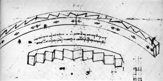 Leonardo Da Vinci (Siglo XV) El método para doblar vigas