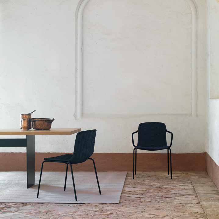 Mediterranean lifestyle 16 17 C597T LAPALA Silla tejida / hand-woven chair C596T