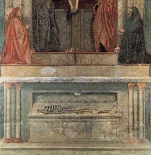 4. Pintura (cont.) Cuattrocento. Perspectiva, profundidad y luz. Masaccio: introductor de la pintura en el Renacimiento. Usa el color para crear. Profundidad.