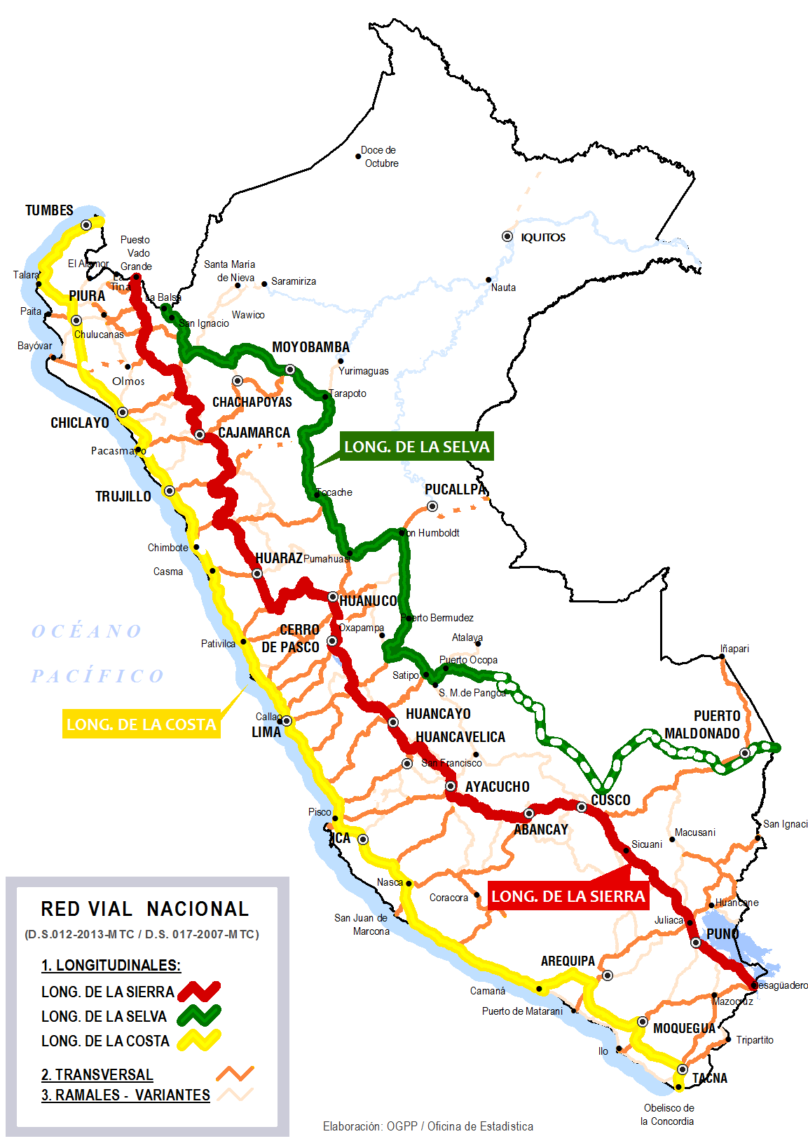 RED VIAL NACIONAL JERARQUIZACION VIAL (26, 702 Km) 1.