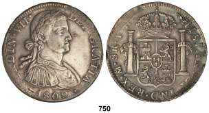 STARTING PRICE IN UROS F 743 20 Reales. 1822. MADRID. S.R. 27,20 grs. Cal-516. MBC+...................... 300, F 744 30 Sous. 1808. MALLORCA. 27 grs. Cospel octogonal. Cal-519. MBC+.............. 300, F 745 30 Sous.