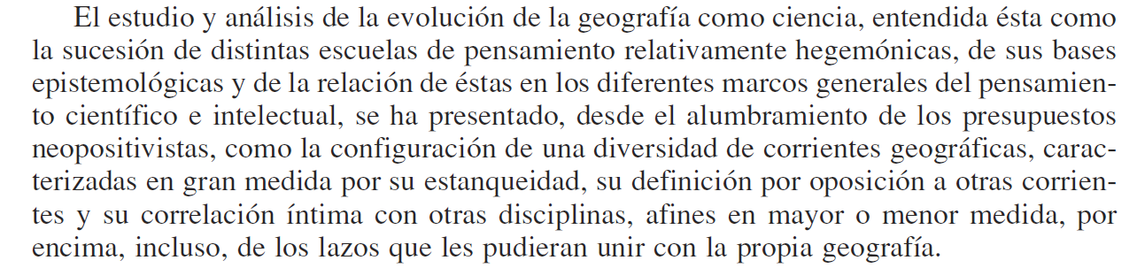 EXISTEN PARADIGMAS EN GEOGRAFÍA? Olcina Cantos, J. ; Baños Castiñeira, C.J. (2004 ) Los fines de la geografía.