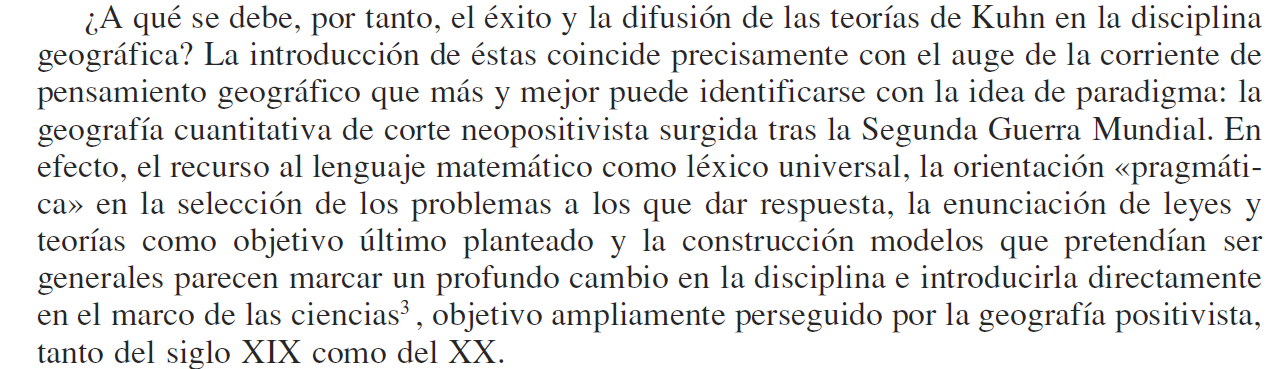 EXISTEN PARADIGMAS EN GEOGRAFÍA? Olcina Cantos, J. ; Baños Castiñeira, C.J. (2004 ) Los fines de la geografía.