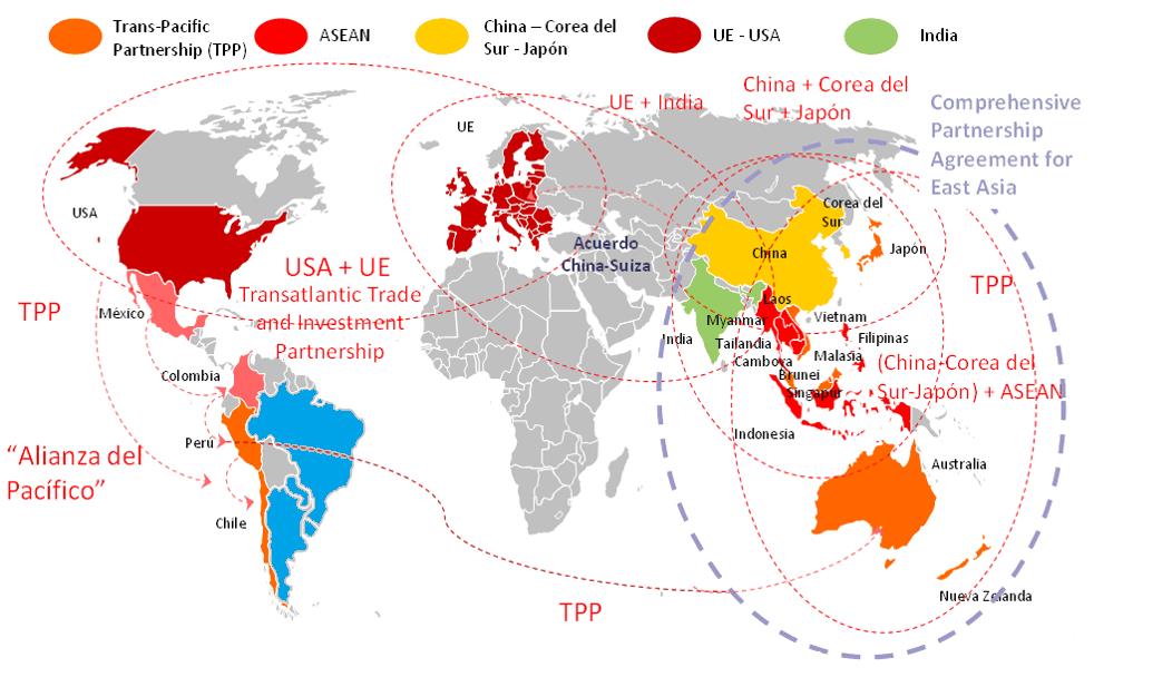 Mega-Regionalismo: negociaciones que cambiarán el mapa del comercio y la