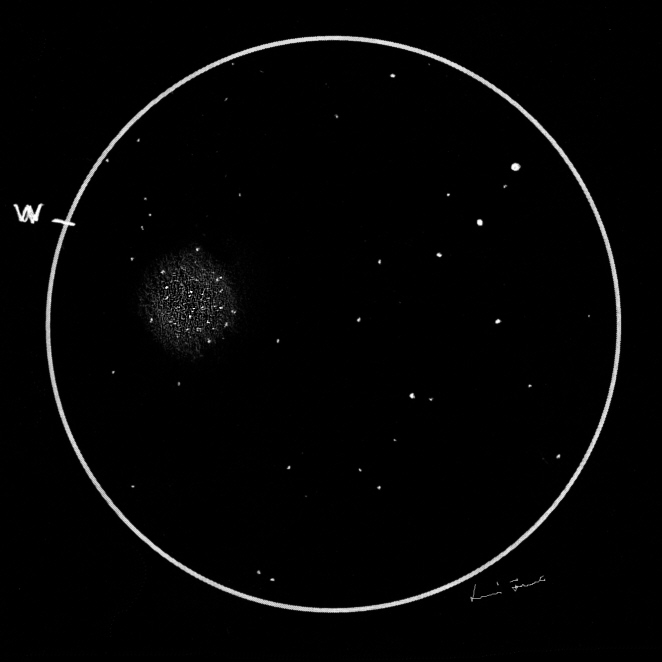 M53 - NGC 5024 Tipo: Cúmulo abierto Constelación: Coma Berenice AR: 13h 12 54 DEC: +18º 10 Distancia: 58.
