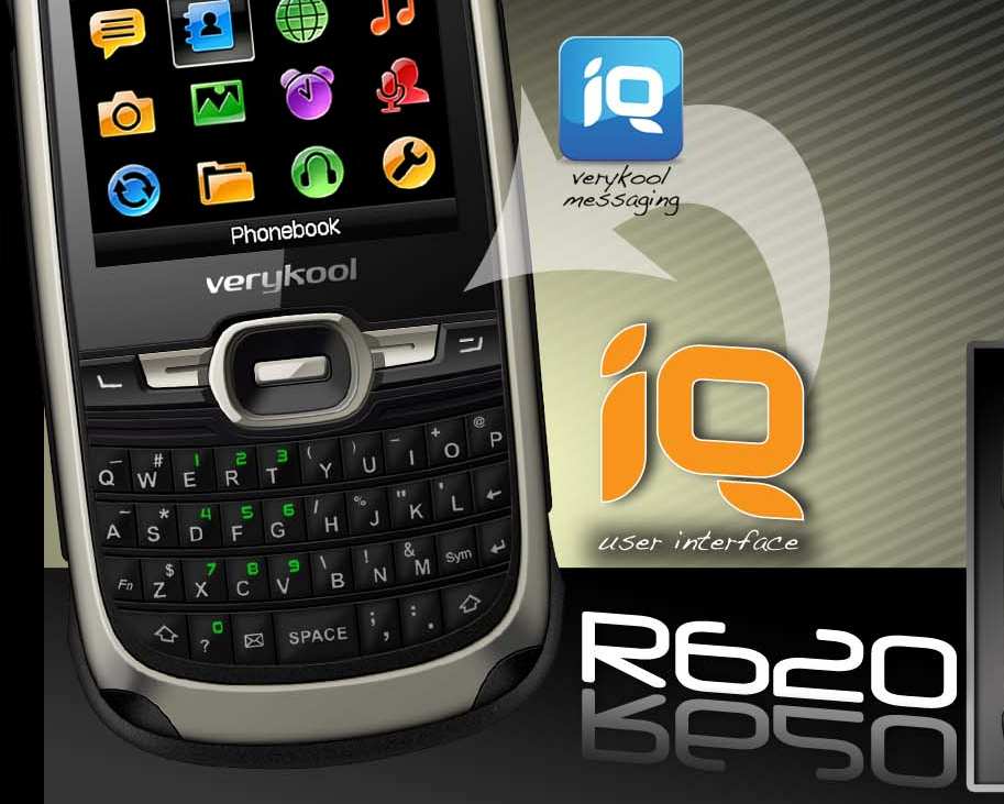 TELEFONO R620 Teclado QWERTY GPRS, SMS, MMS WIFI, JAVA, EMAIL Memoria Externa T-Flash (32 GB