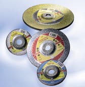 Indicaciones de aplicación Los discos de desbaste Kronenflex destacan por su elevada duración de la superficie de ataque y su máxima calidad de desbaste.