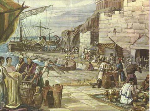 En la Nueva Granada, los puertos autorizados para el comercio con España eran los de Cartagena, Santa Marta y