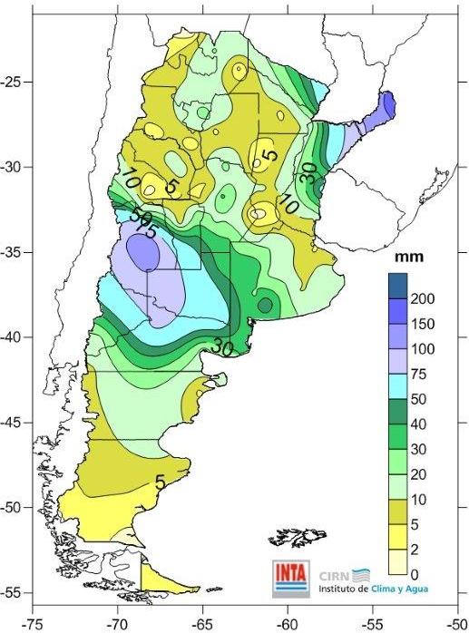 Análisis de la precipitación semanal del 16 al 23 de Mayo de 2016 Fig. 01: Precipitación (mm) 