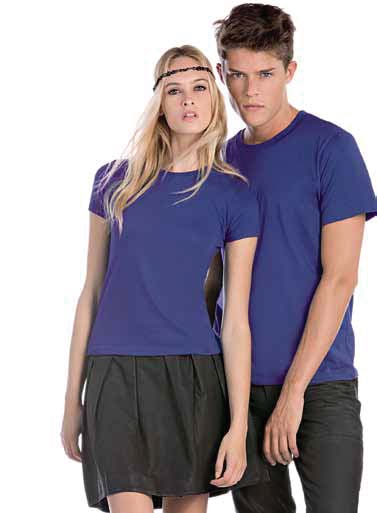 BCTW012 B&C WOMEN ONLY Camiseta con forma entallada de hilo de malla. (Ver en pág. 22) TEJIDO: 100% algodón. PESO: 145 g/m 2. TALLAS: XS, S, M, L, XL.