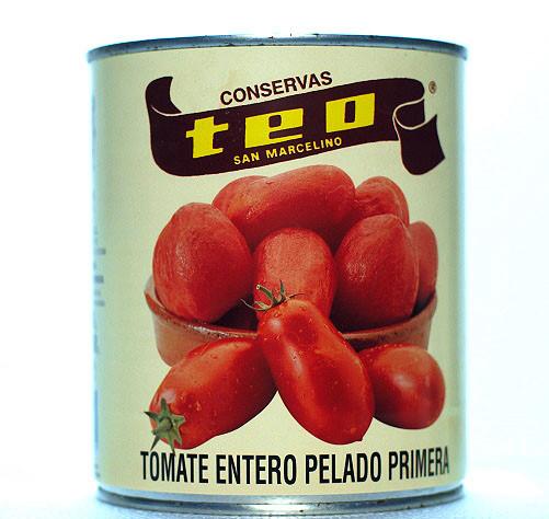 Tomate Tomate pelado entero primera. 1 kilo /24 Tomate pelado entero primera. 3 kilos Unidades caja 6 Tomate pelado entero primera.