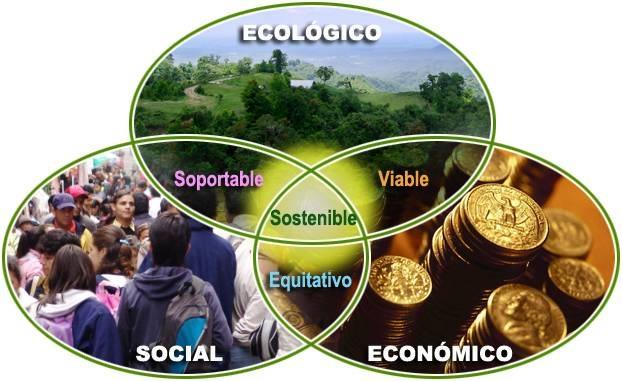Cuando a la sociedad, la economía y al medio ambiente se les mira como entidades separadas, los problemas también se ven como tópicos aislados.
