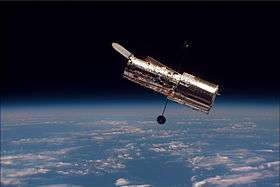 Observatorio espacial también conocido como telescopio espacial, es un satélite artificial o sonda espacial que se